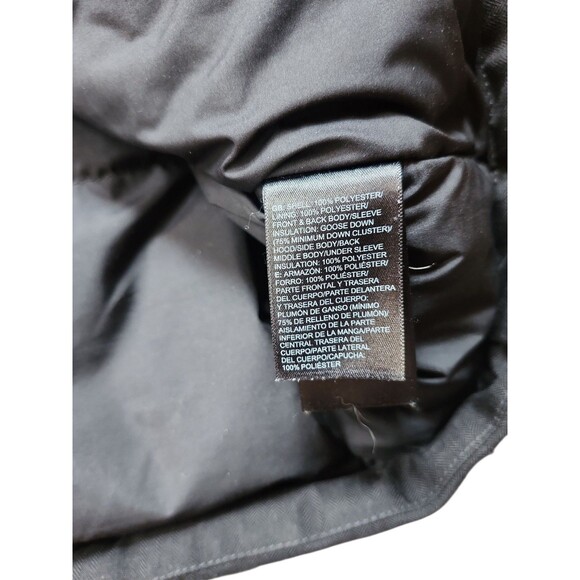 The North Face Mount Elbert Goose Down Parka Mens Medium Black Winter Outdoors - Picture 10 of 10